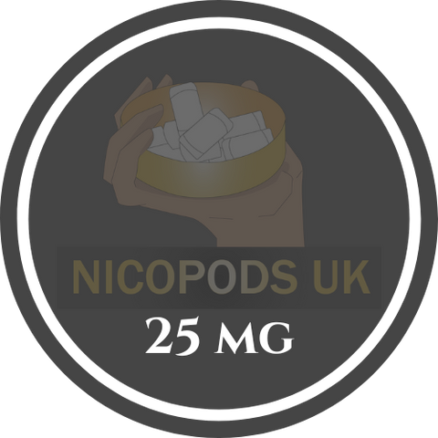 25mg Snus - Very Strong Nicotine Pouches 